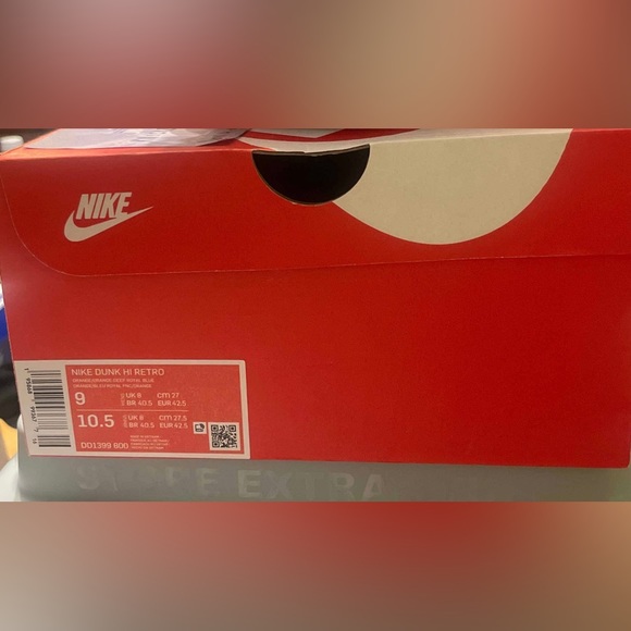 Nike Dunk High-“Knicks”- Clean-size 9m-original box-No star fading-No heel drag - Picture 15 of 16